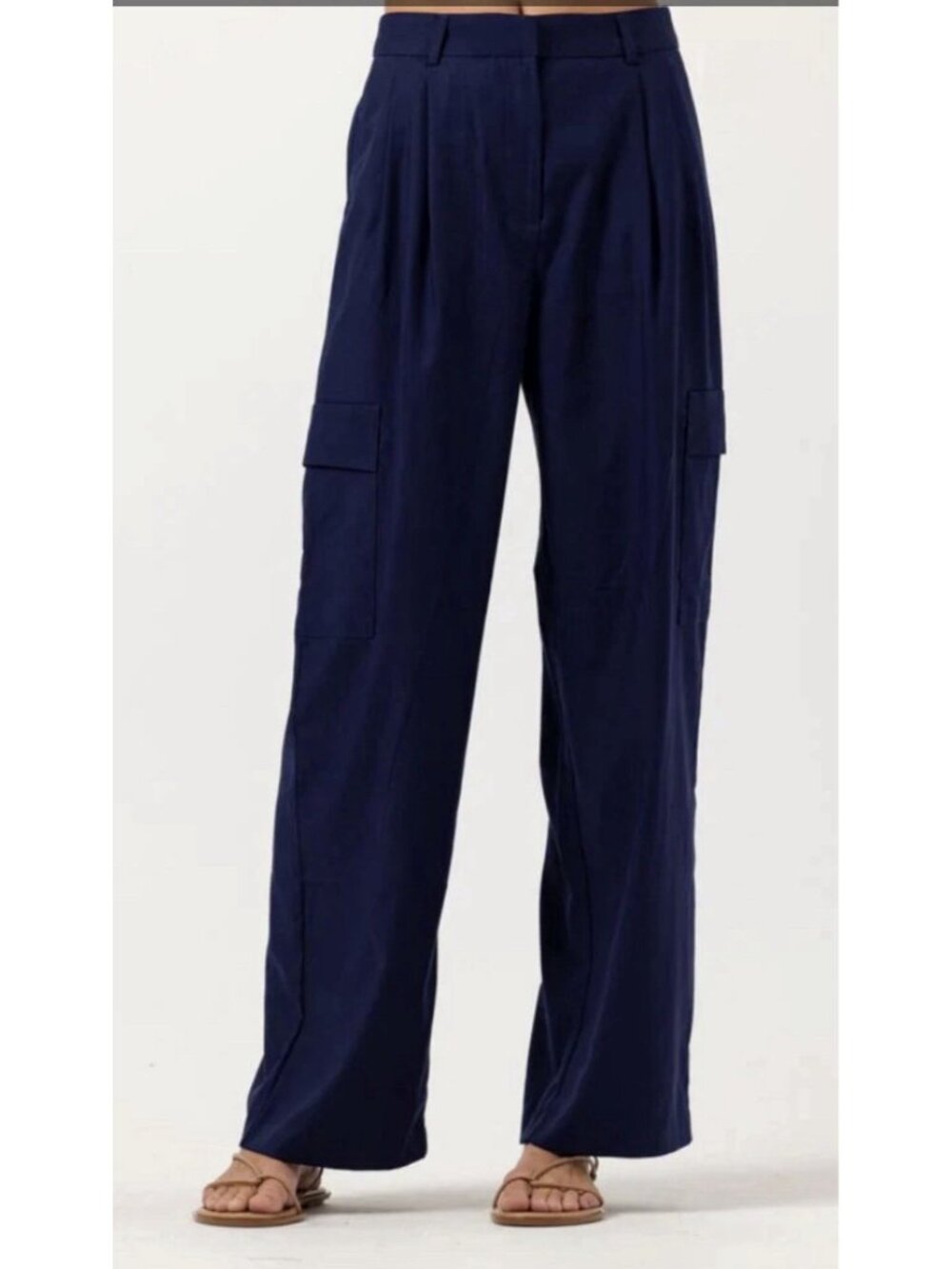 NWT Sundays By We Are Sundays Women’s Spencer Pants Wide Leg Sz S MSRP $242